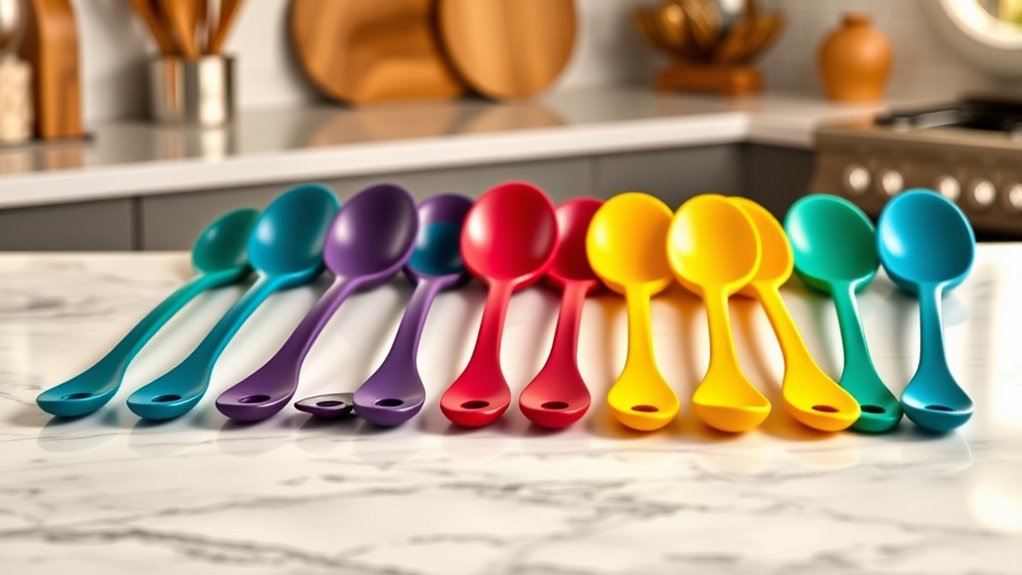 top silicone cooking spoons