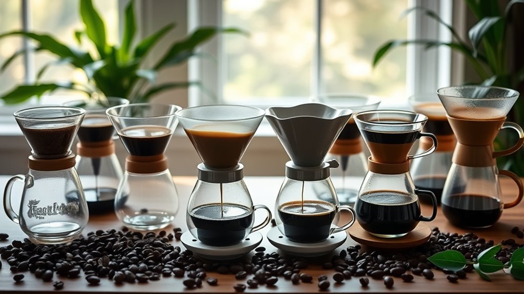 top single cup pour over coffee makers
