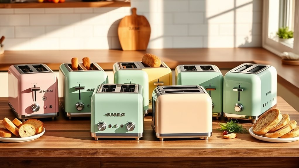 top smeg 4 slice toasters