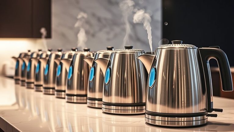 top stainless electric kettles