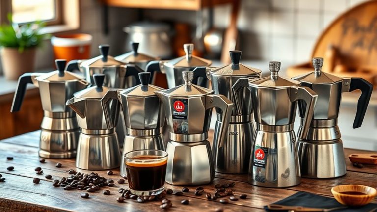 top stainless moka pots