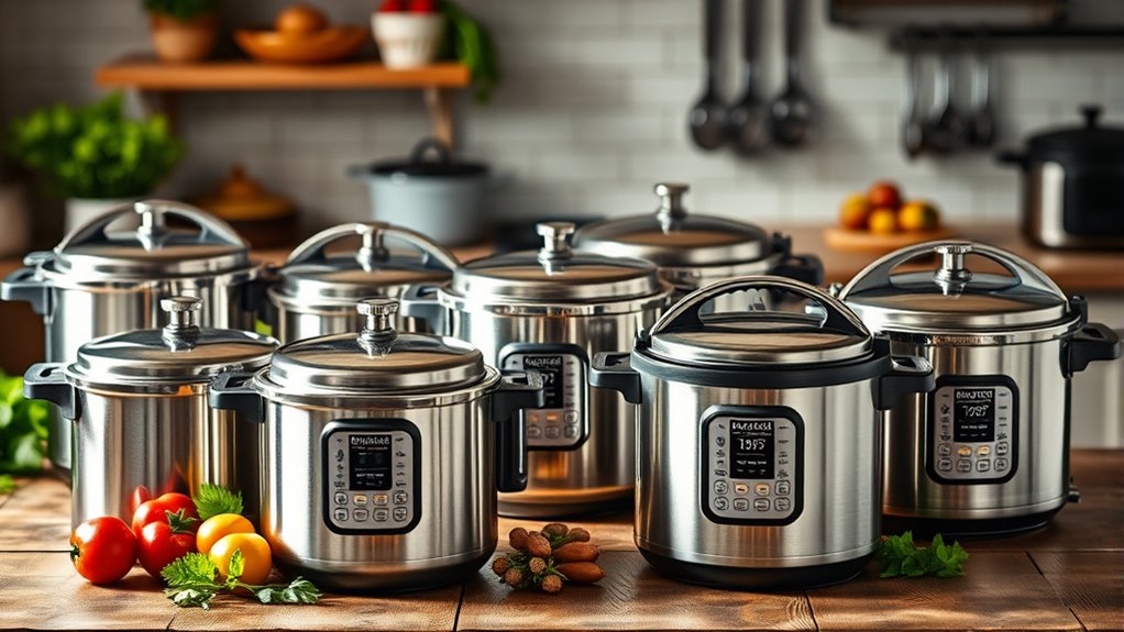 top stainless pressure cookers