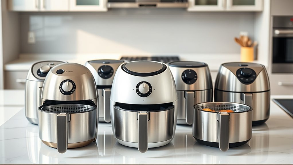 top stainless steel air fryers