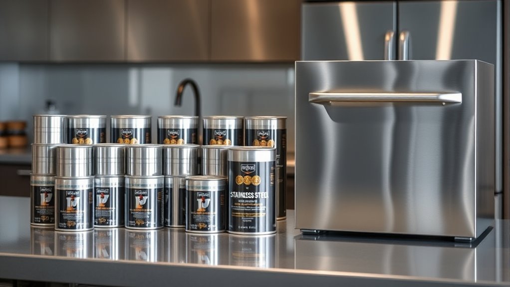 top stainless steel appliance paints