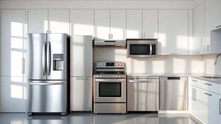 top stainless steel appliances
