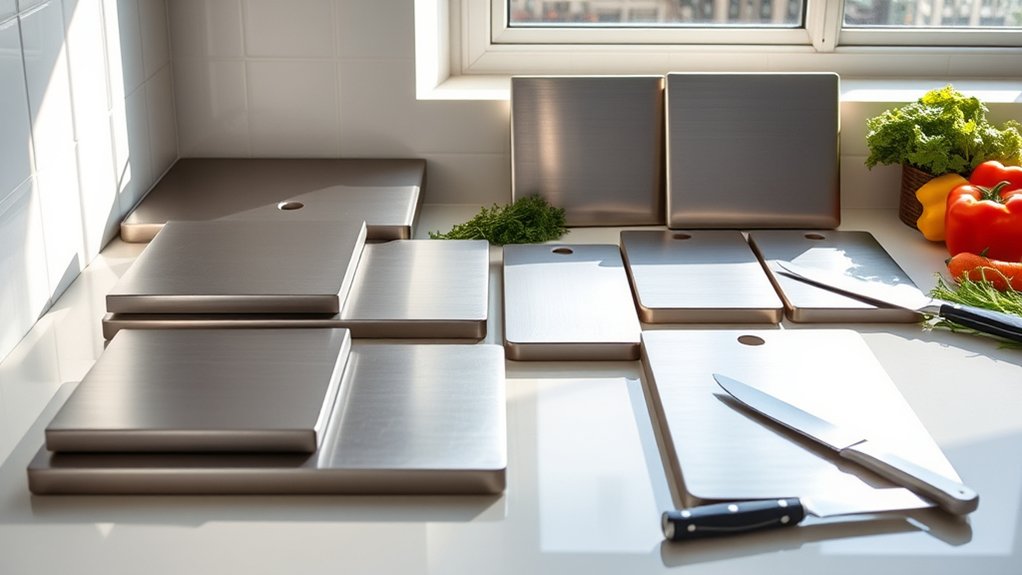 top stainless steel boards