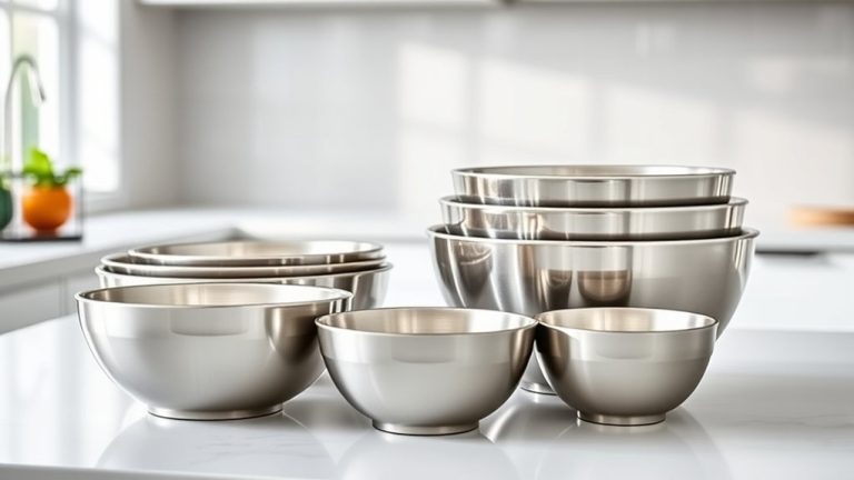 top stainless steel bowls
