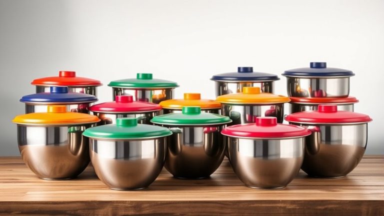 top stainless steel bowls