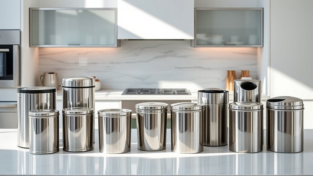 top stainless steel cans