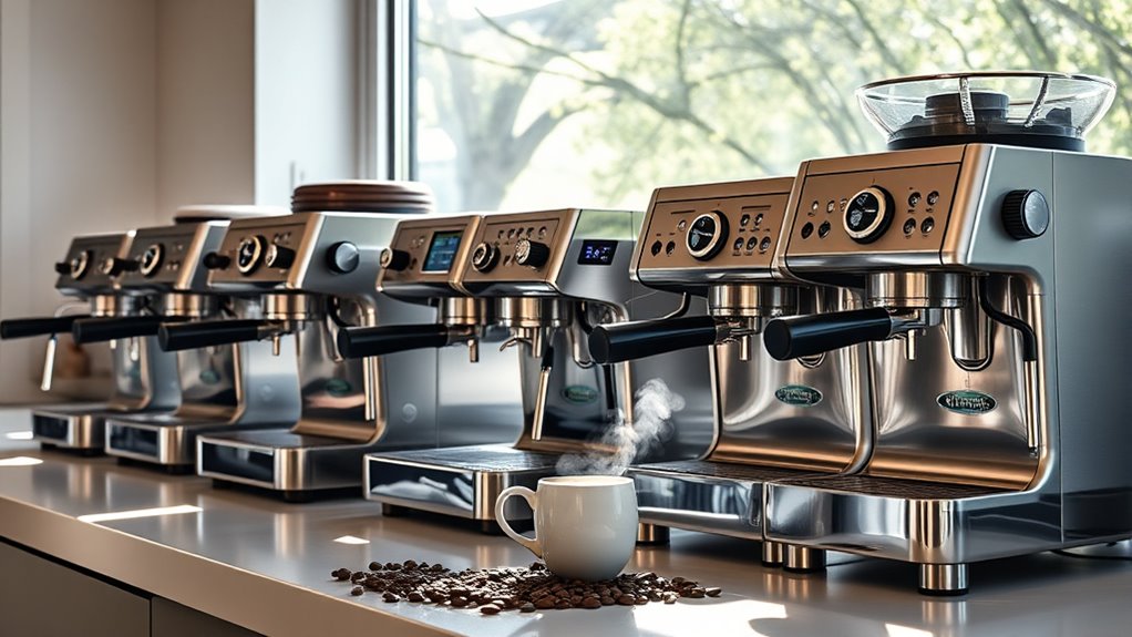 top stainless steel coffee machines