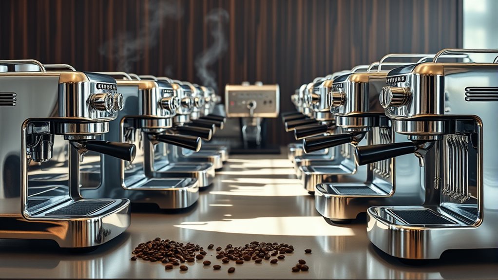 top stainless steel coffee machines