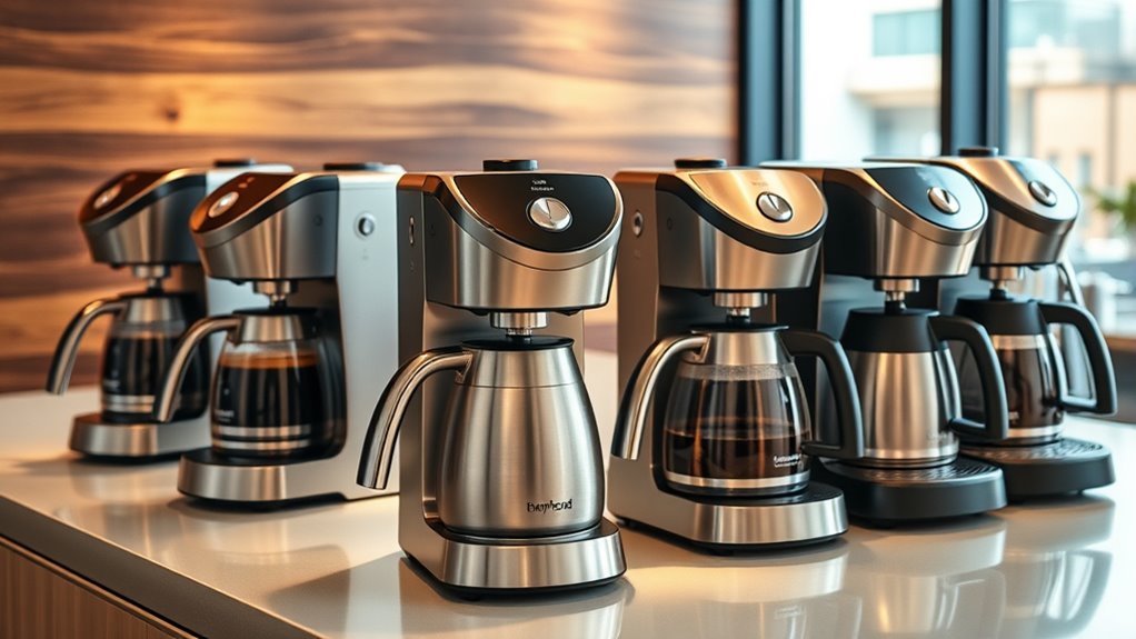 top stainless steel coffee makers