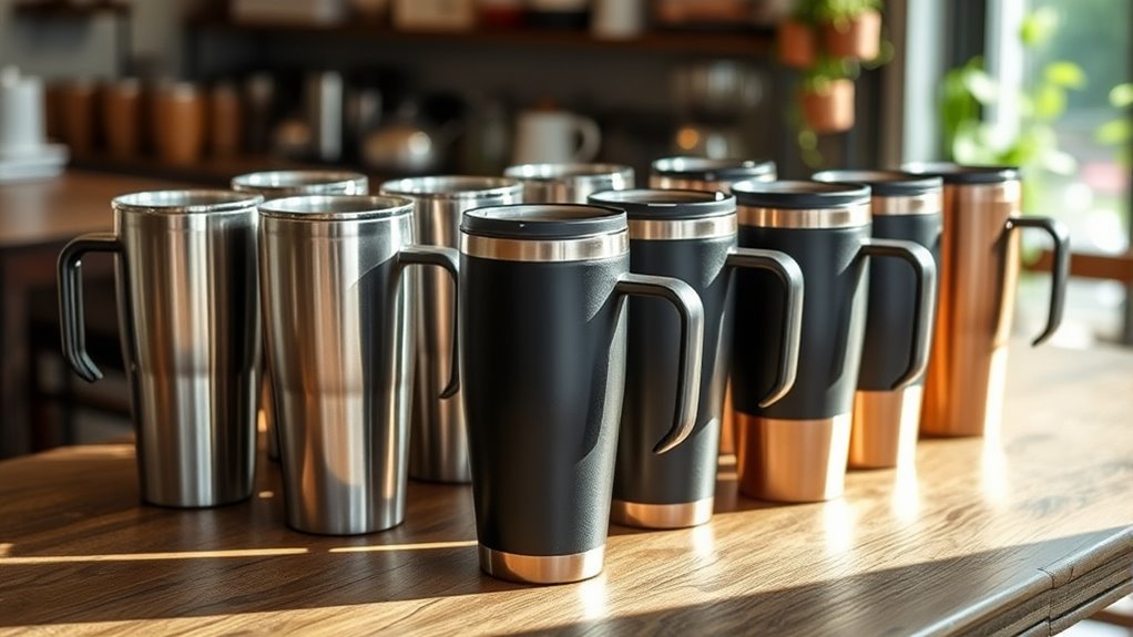 top stainless steel coffee mugs