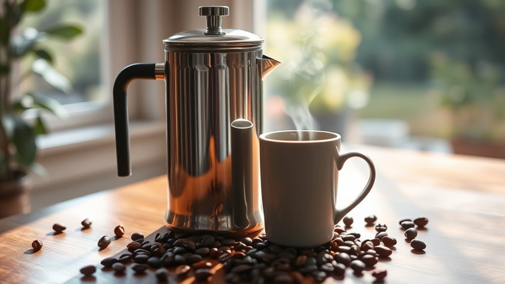 top stainless steel coffee presses