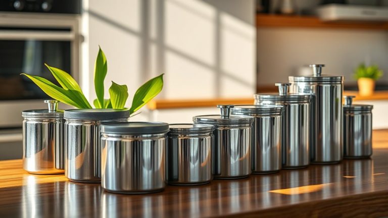 top stainless steel containers