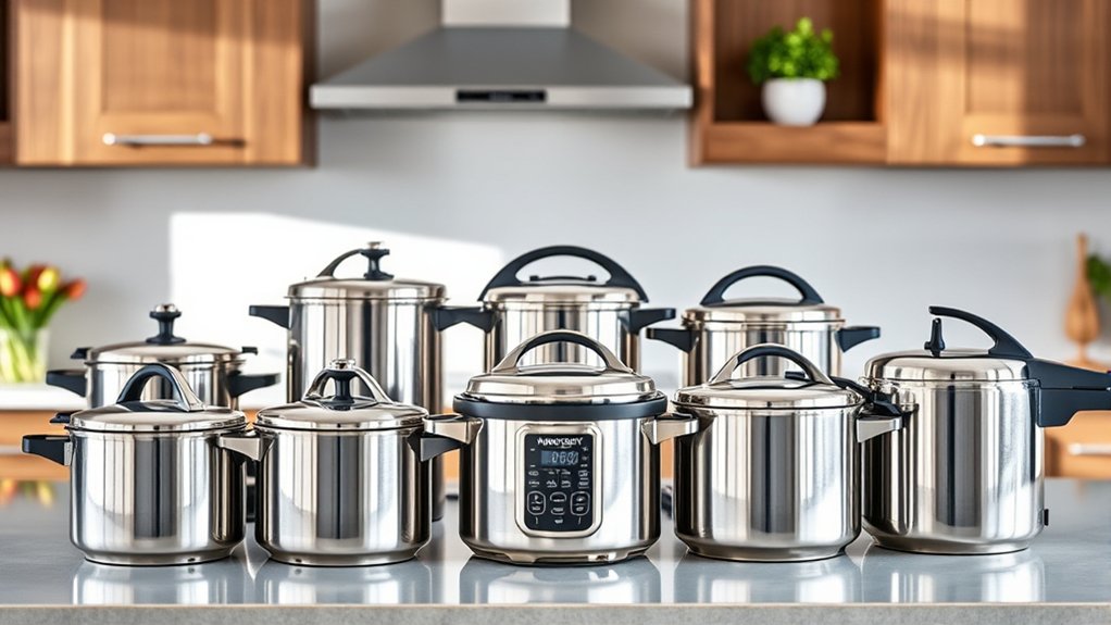 top stainless steel cookers