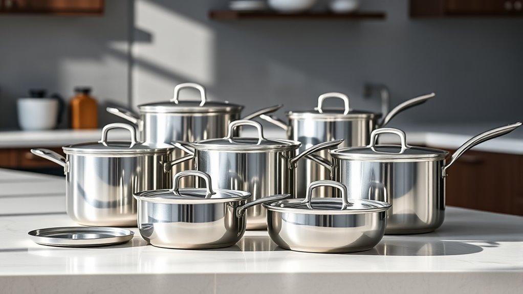 top stainless steel cookware