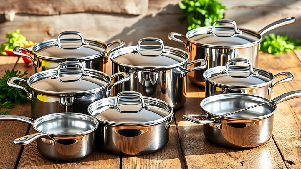 top stainless steel cookware