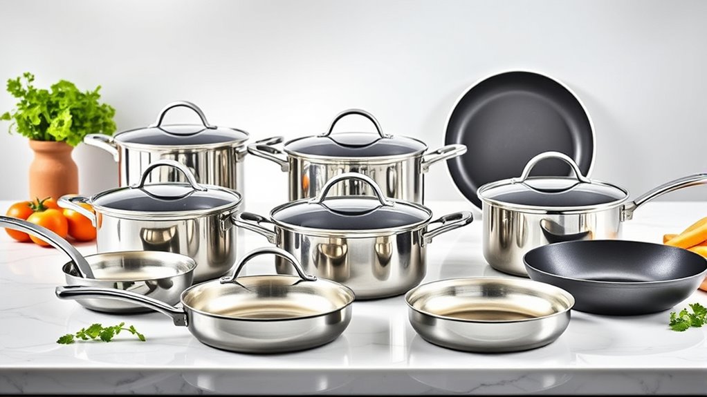 top stainless steel cookware