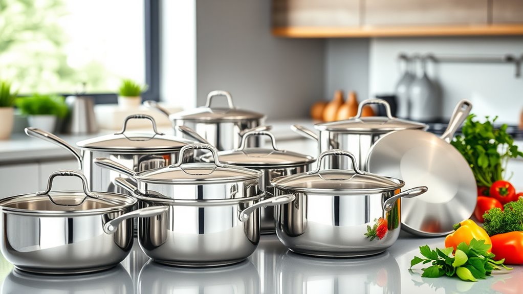 top stainless steel cookware