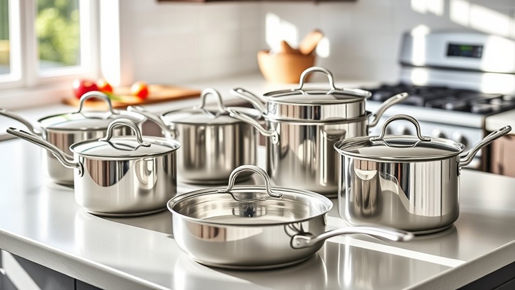 top stainless steel cookware
