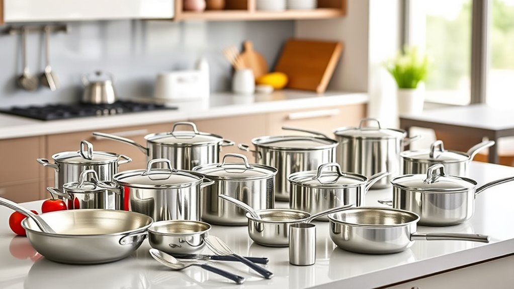 top stainless steel cookware