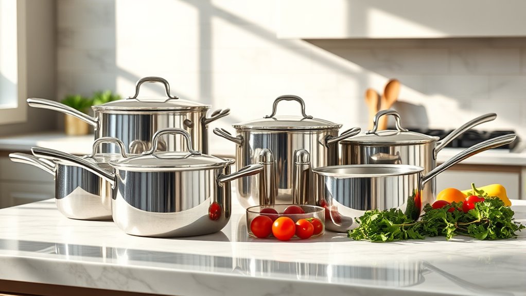 top stainless steel cookware