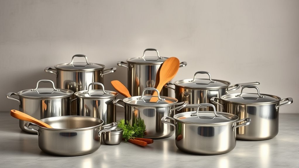 top stainless steel cookware