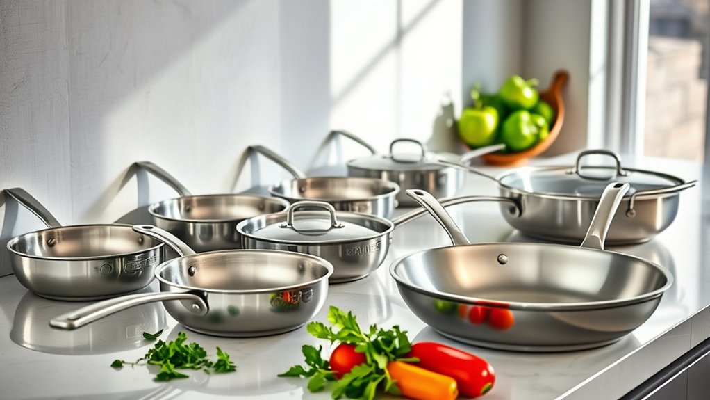 top stainless steel cookware