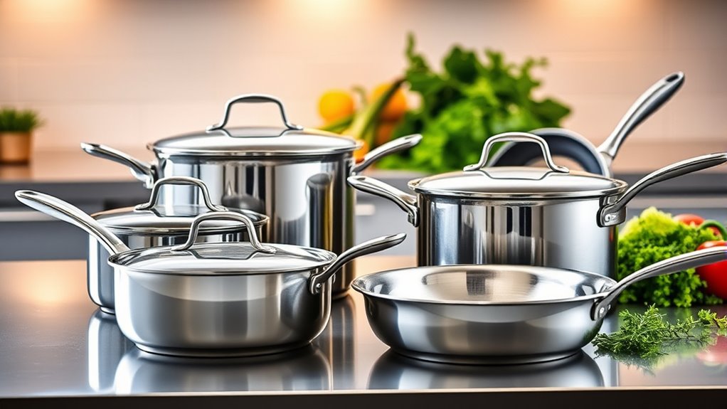 top stainless steel cookware