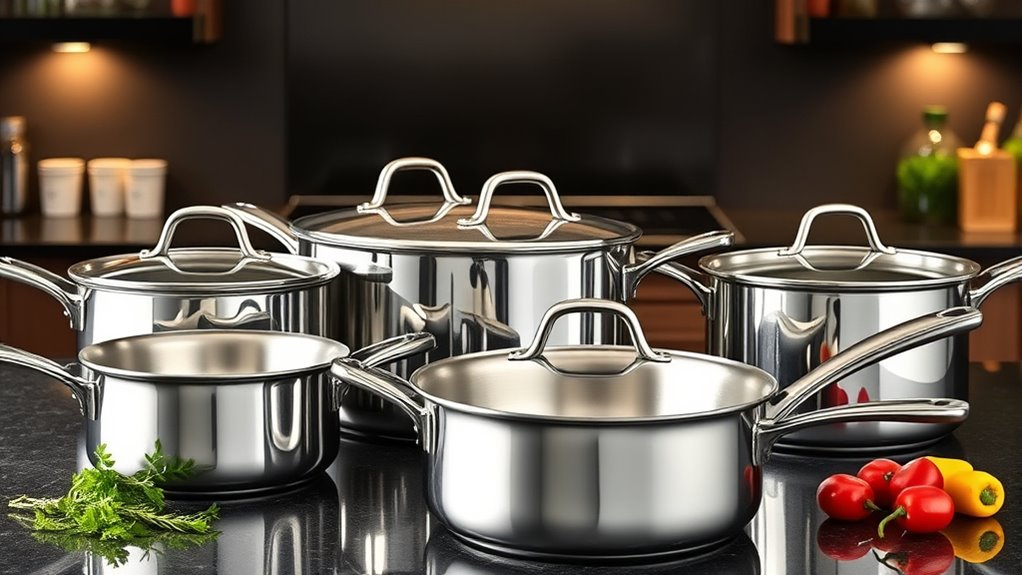 top stainless steel cookware