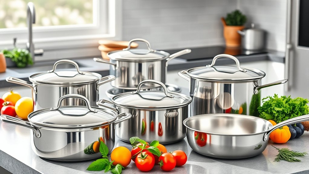 top stainless steel cookware