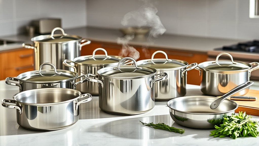 top stainless steel cookware