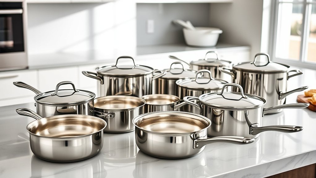 top stainless steel cookware
