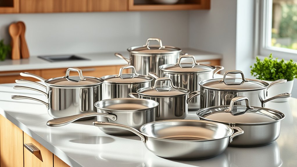 top stainless steel cookware