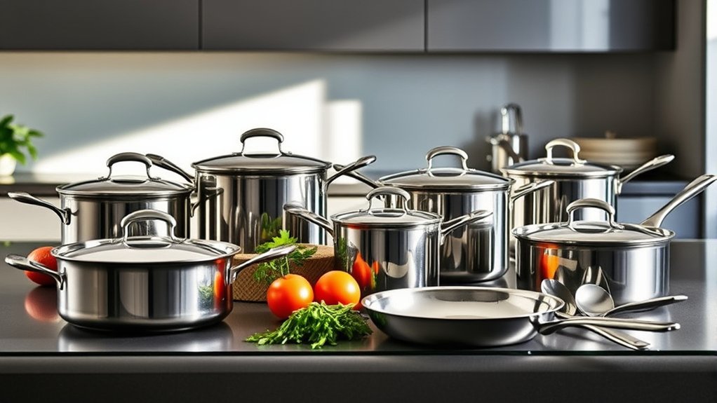 top stainless steel cookware