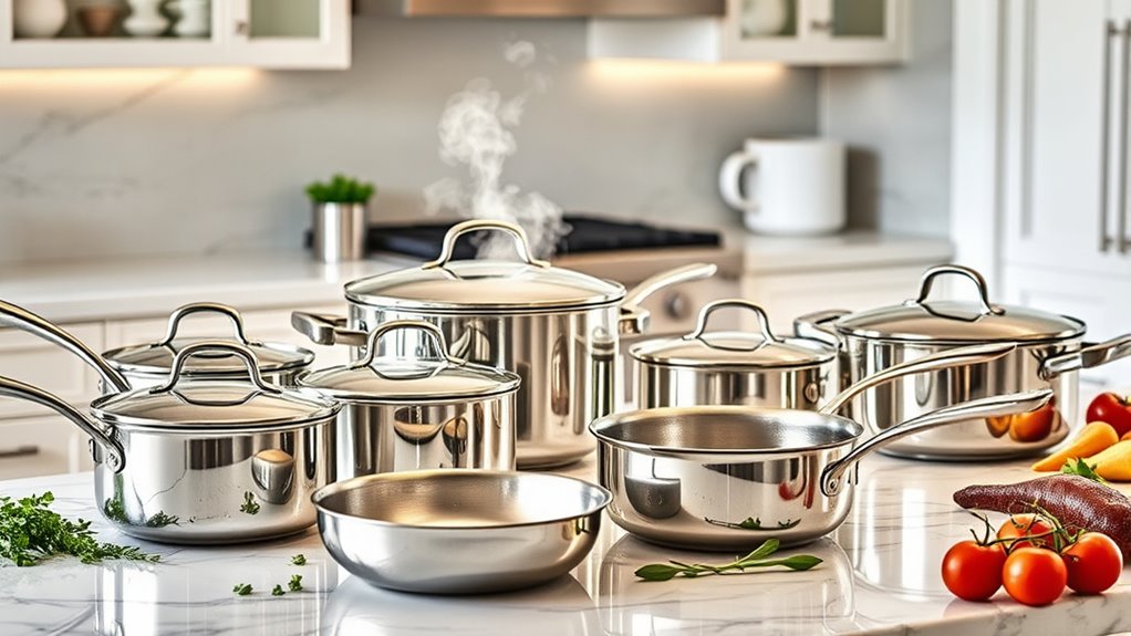 top stainless steel cookware