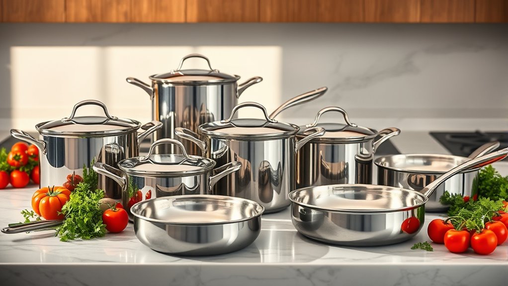 top stainless steel cookware