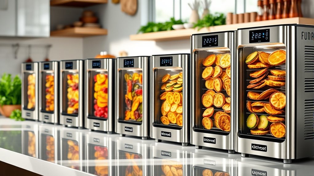 top stainless steel dehydrators