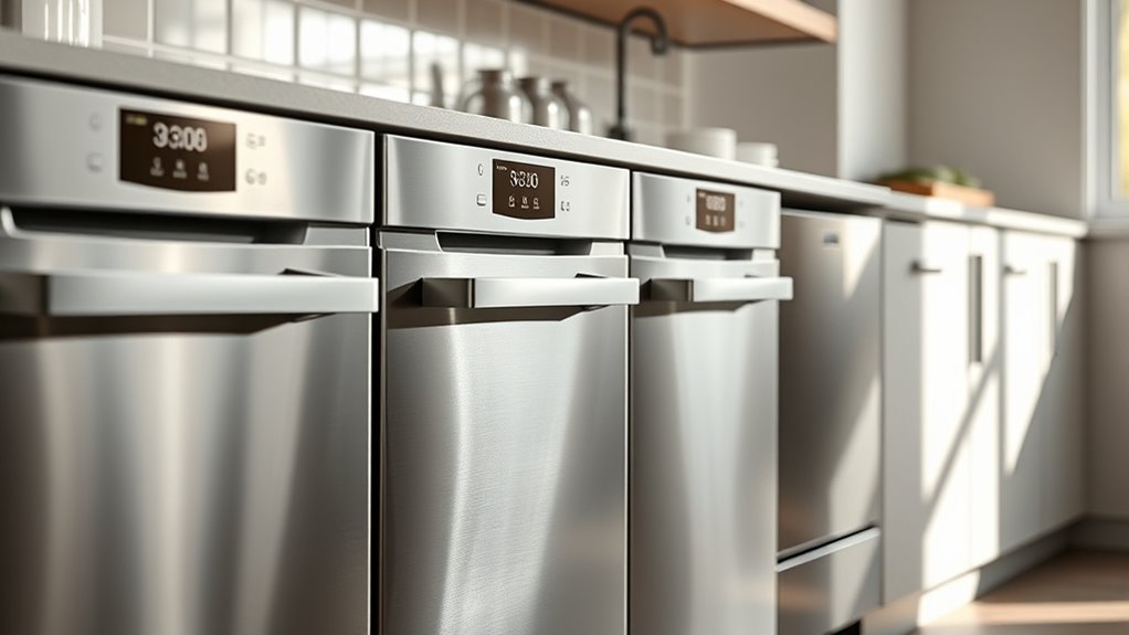 top stainless steel dishwasher options