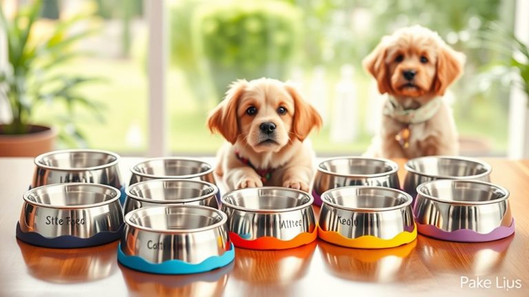 top stainless steel dog bowls