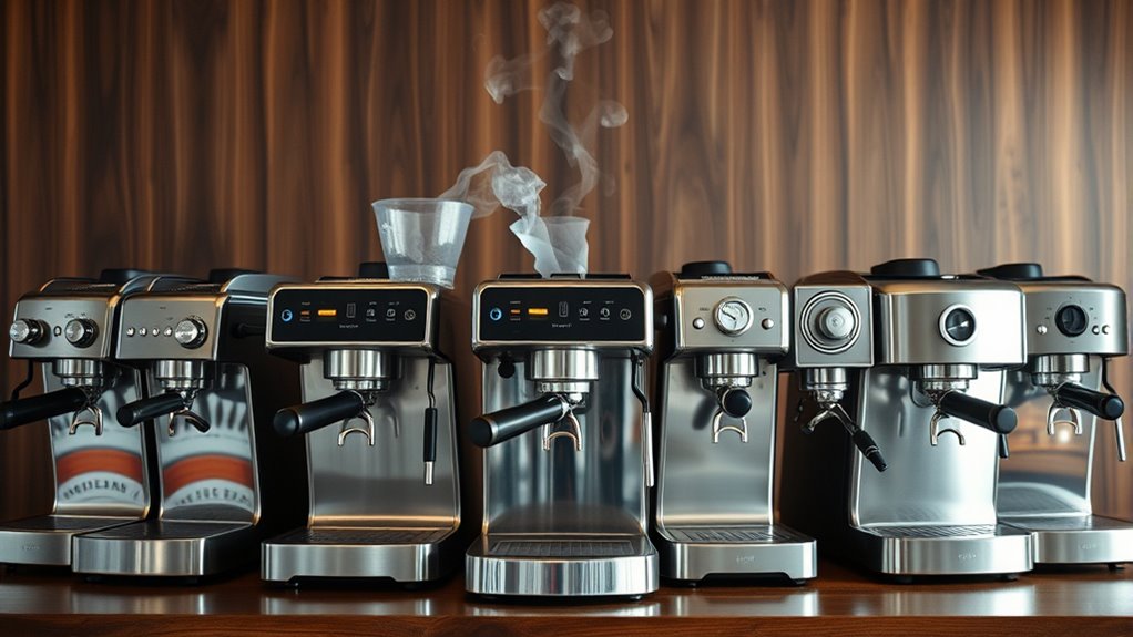 top stainless steel espresso