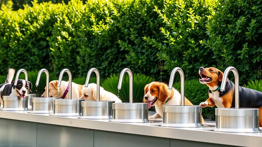 top stainless steel fountains