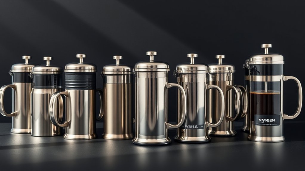 top stainless steel french press