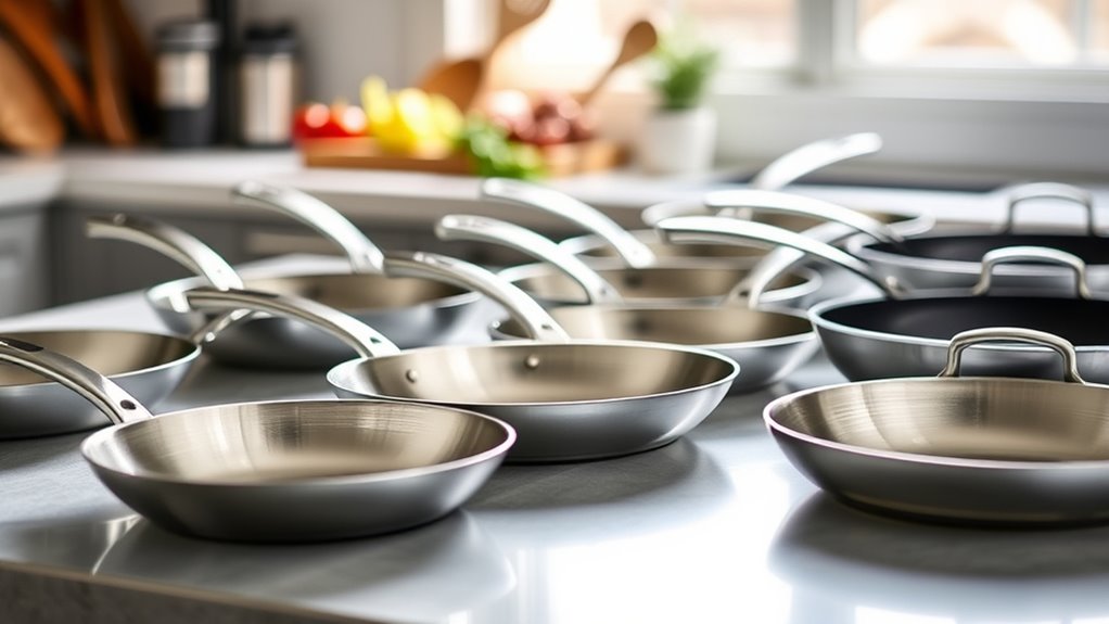 top stainless steel fry pans