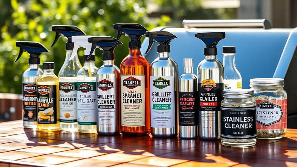 top stainless steel grill cleaners