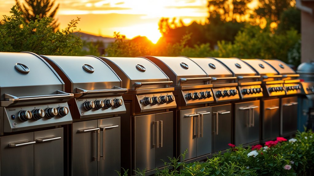 top stainless steel grills