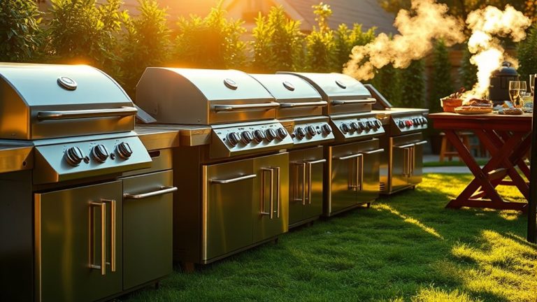 top stainless steel grills