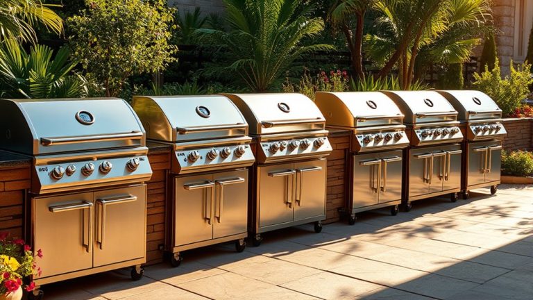 top stainless steel grills