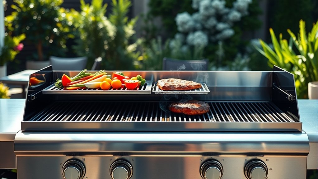 top stainless steel grills